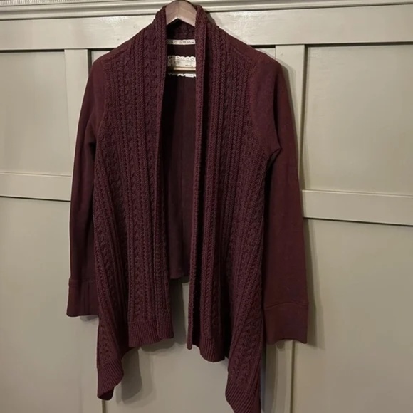 Anthropologie Saturday Sunday Neela Knit Open Front Cardigan Sweater Size Medium - Picture 8 of 12